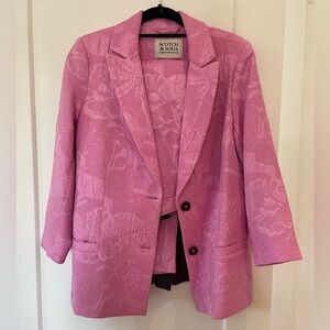 Scotch and Soda Pink Suit